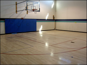 Five Seasons Sports Country Club hardwood floor